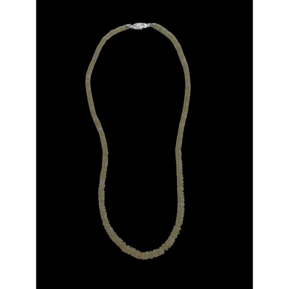 Opal Strand Necklace - Sterling Silver Clasp - Hand Strung - Opal Bead Necklace - Picture 3 of 5